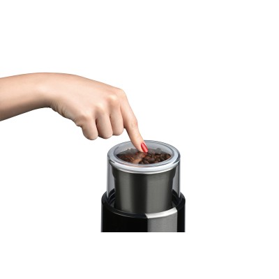 Кавомолка Ardesto роторна 200Вт, об'єм зерен-60г, пластик/метал, чорний (WCG-8301)