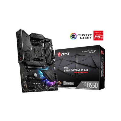 Материнcька плата MSI MPG B550 GAMING PLUS sAM4 B550 4xDDR4 HDMI DP ATX (911-7C56-075)