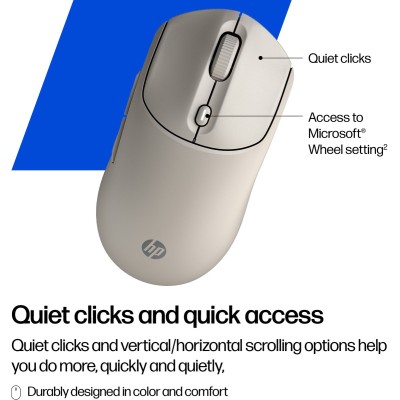 Миша HP 400 Quiet, WL/BT, maple