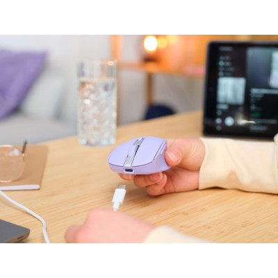 Миша Trust Ozaa Compact Multi-Device, WL/BT, фіолетовий