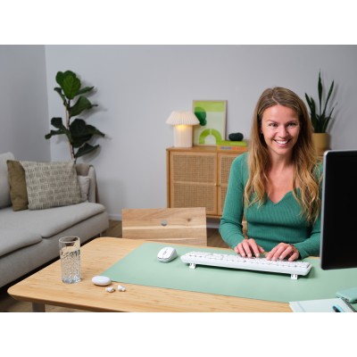 Миша Trust Yvi+ Compact Multi-Device, WL/BT/USB-A, білий