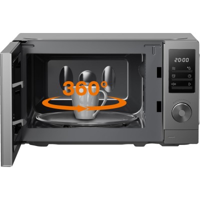 Мікрохвильова піч Gorenje, 20л, електр. керув., 700Вт, дисплей, нерж