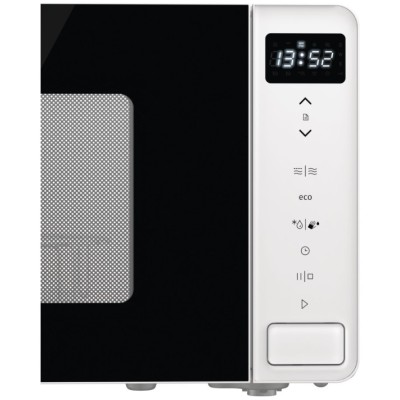 Мікрохвильова піч Gorenje, 20л, електр. управл., 800Вт, гриль, дисплей, білий