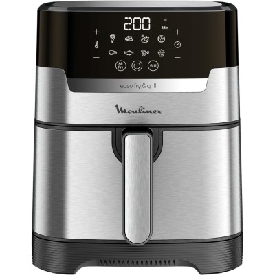 Мультипіч Moulinex EasyFry&Grill Digital, 1550Вт, чаша-4.2л, сенс. керув., пластик, сірий