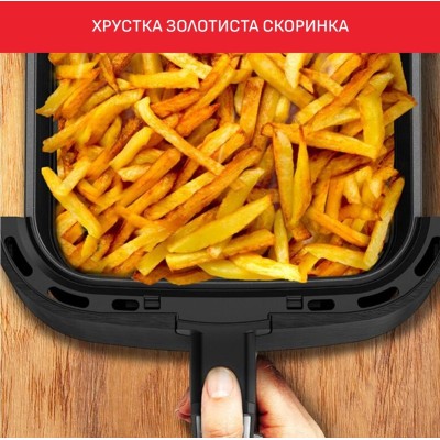 Мультипіч Moulinex EasyFry&Grill Digital, 1550Вт, чаша-4.2л, сенс. керув., пластик, сірий
