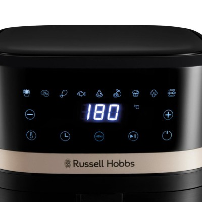 Мультипіч Russell Hobbs SatisFry 1300Вт, чаша-4.3л, сенсорне управл., 9 авто. программ, пластик, чорний