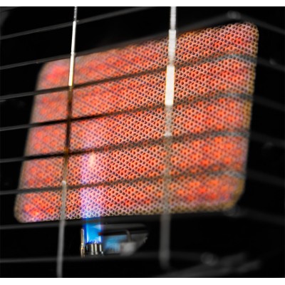 Обігрівач газовий Neo Tools, 2.2кВт, 160г/год, картриджний, регулятор, п'єзопідпал, чорний