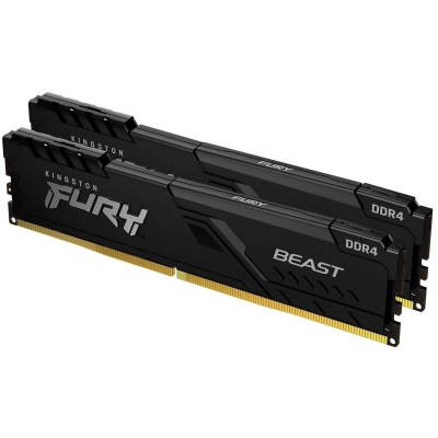 Пам'ять ПК Kingston DDR4 16GB KIT (8GBx2) 3200 FURY Beast