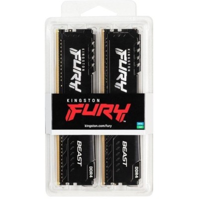 Пам'ять ПК Kingston DDR4 32GB KIT (16GBx2) 3200 FURY Beast