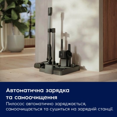 Пилосос Electrolux бездротовий, вологе прибирання, конт пил -0.57л, вода -0.65л, автон. робота до 80хв, вага-7.09кг, 2в1, синій Пилосос Electrolux бездротовий, вологе прибирання, конт пил -0.57л, вода -0.65л, автон. робота до 80хв, вага-7.09кг, 2в1, синій