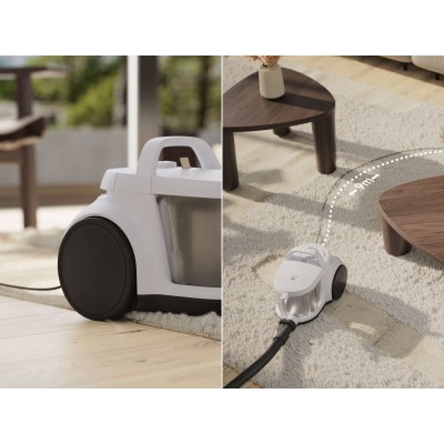 Пилосос Electrolux контейнерний, 850Вт, конт пил -2л, HEPA12, 3 насадки, білий