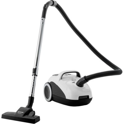 Пилосос Gorenje мішковий, 800Вт, 3л, вага-6.5кг, HEPA, індикатор, телескоп, білий