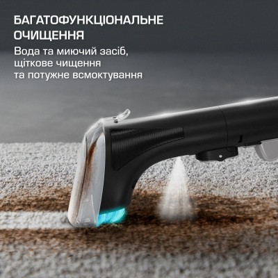 Пилосос Rowenta миючий Clean It, 750Вт, конт пил -1,5л, вода -2,3л, 13500 Па, 4 насадки, чорний Пилосос Rowenta миючий Clean It, 750Вт, конт пил -1,5л, вода -2,3л, 13500 Па, 4 насадки, чорний