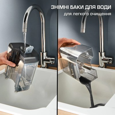 Пилосос Rowenta миючий Clean It, 750Вт, конт пил -1,5л, вода -2,3л, 13500 Па, 4 насадки, чорний Пилосос Rowenta миючий Clean It, 750Вт, конт пил -1,5л, вода -2,3л, 13500 Па, 4 насадки, чорний