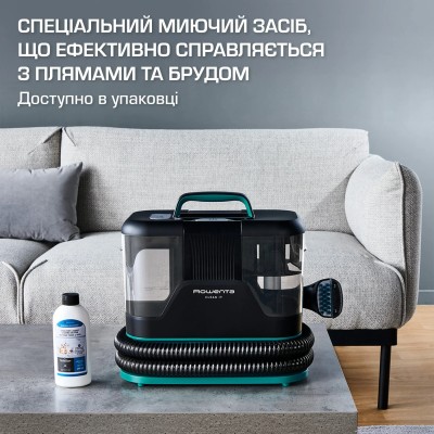 Пилосос Rowenta миючий Clean It, 750Вт, конт пил -1,5л, вода -2,3л, 13500 Па, 4 насадки, чорний Пилосос Rowenta миючий Clean It, 750Вт, конт пил -1,5л, вода -2,3л, 13500 Па, 4 насадки, чорний
