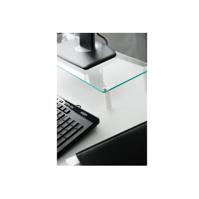 Підставка для монітора DIGITUS Universal glass monitor riser, до 20кг