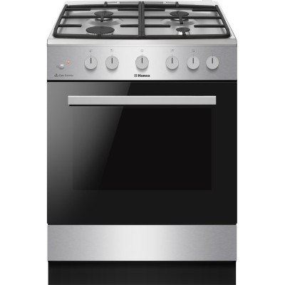 Плита Hansa газова, 70л, 60x60см, чавун, нерж