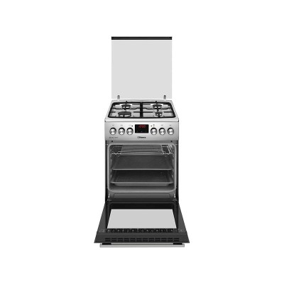 Плита Hansa комбінована, 62л, 50x60см, дисплей, конвекція, чавун, нерж