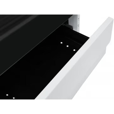 Плита Hansa комбінована, 62л, 50x60см, конвекція, чавун, білий