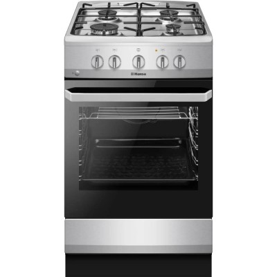 Плита газова Hansa, 50х60см, 67л, емаль, газ контр., нержавіюча сталь