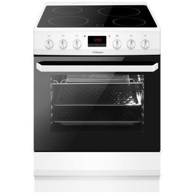 Плита електрична Hansa, 60х60см, 62л, дисплей, білий