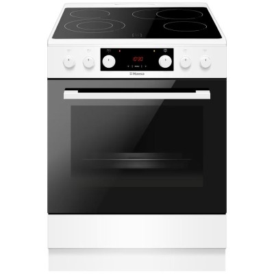 Плита електрична Hansa, 60х60см, 65л, дисплей, білий