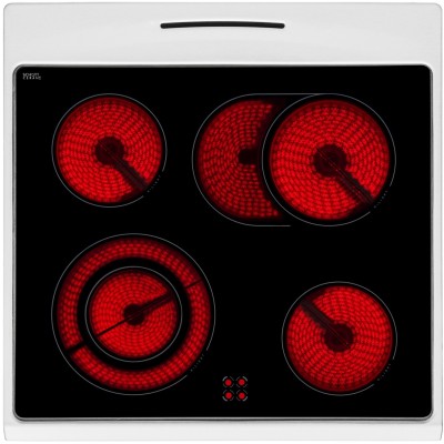 Плита електрична Hansa, 60х60см, 65л, дисплей, білий