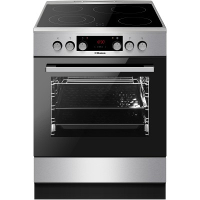 Плита електрична Hansa, 60х60см, 65л, дисплей, нержавіюча сталь
