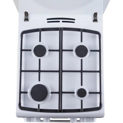 Плита комбінована Hansa, 50х60см, 62л, чавун, газ контр., дисплей, білий