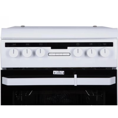 Плита комбінована Hansa, 50х60см, 62л, чавун, газ контр., дисплей, білий