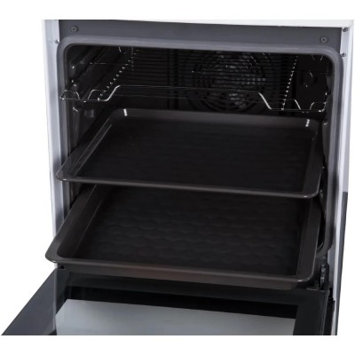 Плита комбінована Hansa, 50х60см, 62л, чавун, газ контр., дисплей, білий