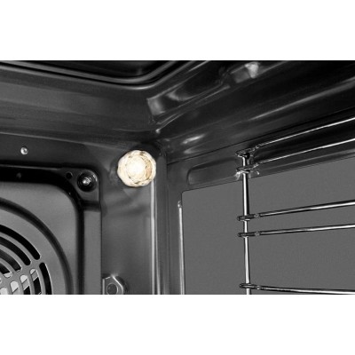 Плита комбінована Hansa, 50х60см, 65л, чавун, газ контр., дисплей, нержавіюча сталь