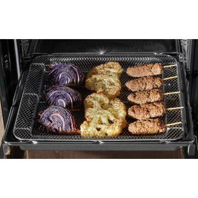 Плита комбінована Hansa, 50х60см, 65л, чавун, газ контр., дисплей, сірий