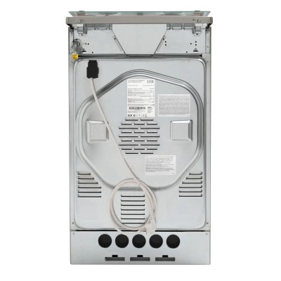 Плита комбінована Hansa, 50х60см, 65л, чавун, газ контр., дисплей, сірий