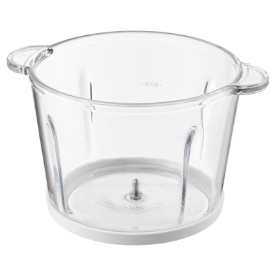 Подрібнювач Sencor, 800 Вт, 6 лез, чаша-3 л., скло, білий