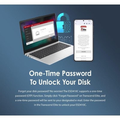 Портативний SSD Transcend 4TB USB 3.2 Gen 2 Type-C ESD410C