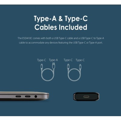 Портативний SSD Transcend 4TB USB 3.2 Gen 2 Type-C ESD410C