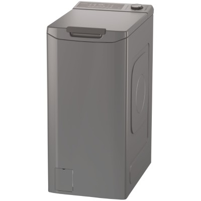 Пральна машина Candy вертикальна, 7кг, 1200, A+++, 60см, дисплей, cріблястий