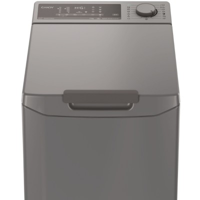 Пральна машина Candy вертикальна, 7кг, 1200, A+++, 60см, дисплей, cріблястий