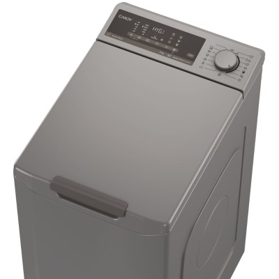Пральна машина Candy вертикальна, 7кг, 1200, A+++, 60см, дисплей, cріблястий
