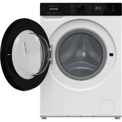 Пральна машина Gorenje фронтальна, 7кг, 1400, A+++, 47см, дисплей, пар, інвертор, білий
