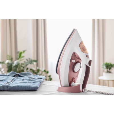 Праска Sencor, 3100Вт, 280мл, паровий удар -170гр, постійна пара - 35гр, керам. підошва, білий-золото