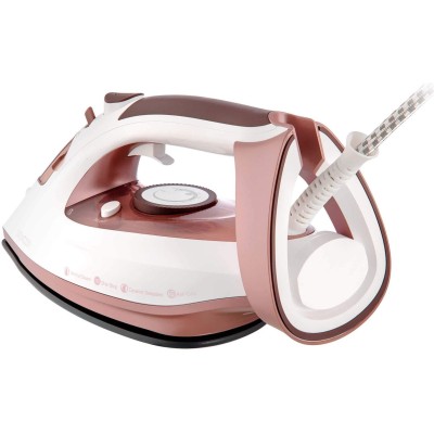 Праска Sencor, 3100Вт, 280мл, паровий удар -170гр, постійна пара - 35гр, керам. підошва, білий-золото