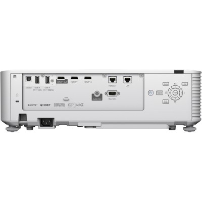 Проєктор Epson EB-L890U WUXGA, 8000 lm, LASER, 1.35-2.2, WiFi, білий