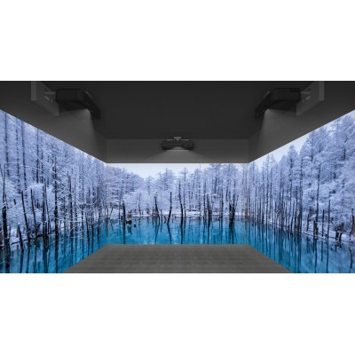 Проєктор ультракороткофокусний Epson EB-815E UHD, 5000 lm, LASER, 0.16, WiFi