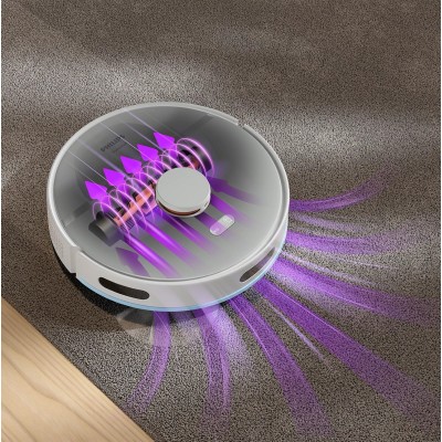 Робот-пилосос Philips Series 2000, h=9.7см, вологе прибирання, конт пил -0.38л, вода -0.3л, автон. робота до 120хв, EPA 11, Wi-F