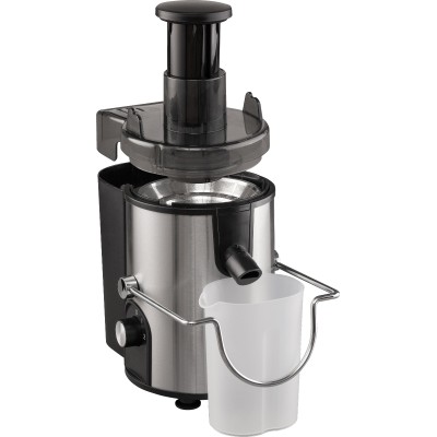 Соковитискач Gorenje відцентрований 400Вт, чаша-0.6л, жмих-1.6л, жолоб на ціле яблуко, пластик/метал, чорний Соковитискач Gorenje відцентрований 400Вт, чаша-0.6л, жмих-1.6л, жолоб на ціле яблуко, пластик/метал, чорний