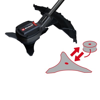 Тример-коса акумуляторна Einhell GP-BC 36/430 Li BL - Solo безщіткова 36В(18+18) 5200об/хв 7.25кг без АКБ та ЗП