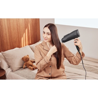 Фен Panasonic, 2500Вт, 3 режими, іонізація, хол. обдув, чорний