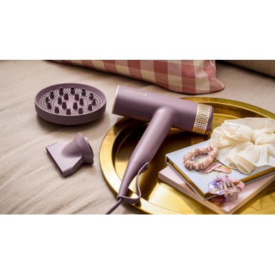 Фен Remington AIRvive, 1600Вт, 3 режими, дифузор, іоніз-я, хол. обдув, фіолетово-золотий